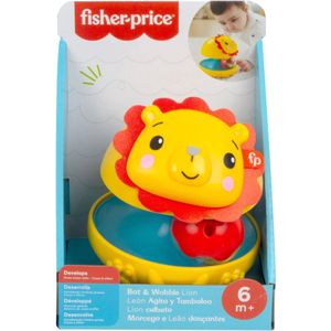 Mattel Fisher-Price Duw en Wiebel Leeuw - Rammelaar