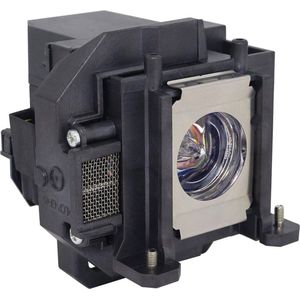 Beamerlamp geschikt voor de EPSON EB-1915 beamer, lamp code LP53 / V13H010L53. Bevat originele UHP lamp, prestaties gelijk aan origineel.
