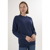 Felix Hardy Basic Sweatshirt Ronde Hals Katoen Dames Navy - L