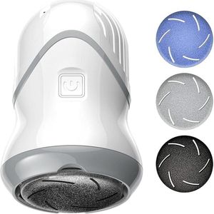 Elektrische voetslijper met 3 rolkoppen - 2 snelheden - USB oplaadbaar - Automatische pedicure - Verwijder harde huid en nagelriemen - Voetverzorging