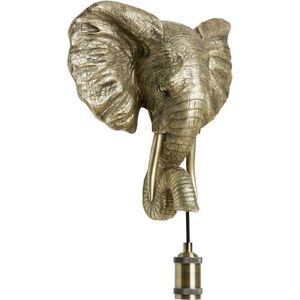 Light & Living Wandlamp Elephant - Goud - 35x13x36cm - Binnen Modern