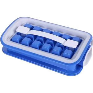 CHPN - Ijsblokjes-tray - Ijsblokjes-maker - Ijsblokjes-vorm - Blauw - Ijs blokjes maken - Schudden - Icebreaker