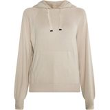 Usha - BLUE LABEL - Trui - Stone Grey - Raglanmouwen - Capuchon