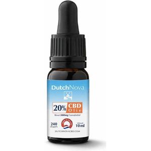 CBD olie 20% - 10ml (2000mg) van DutchNova