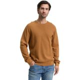 TOM TAILOR - Gebreide Trui - Karamel - Lange Mouw - Ronde Hals