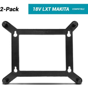 Stealthmounts Opladerhouder Voor Makita 18v Lxt Snellader Dc18rc - Zwart - 2-pack