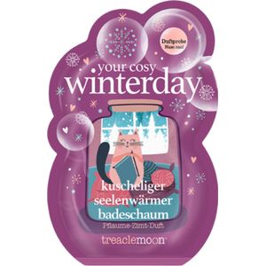 Winter Badschuim Cosy Winterday - Treaclemoon | 1x 40ml - Pruim & Kaneel | Verzorgingsproducten - Badzout - Winter Limited Edition 2025