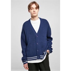 Urban Classics - Sporty Boxy Cardigan - XL - Blauw