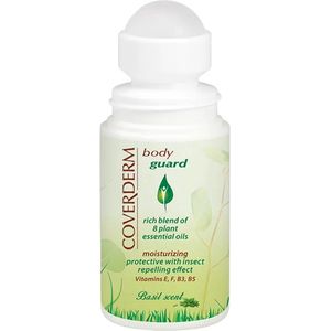 Coverderm Body Guard Roll-On Basilicum / 2in1 roller ter bescherming tegen insecten Basilicum geur 50 ml