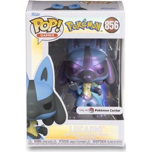 Funko Pop! Games: Pokemon - Lucario #856 (Only at Pokémon Center Exclusive) (Pearlescent) [7.5/10]