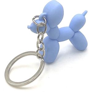 Sleutelhanger ballon hond Royal blue Royal Blauw ballonhondje hondje
