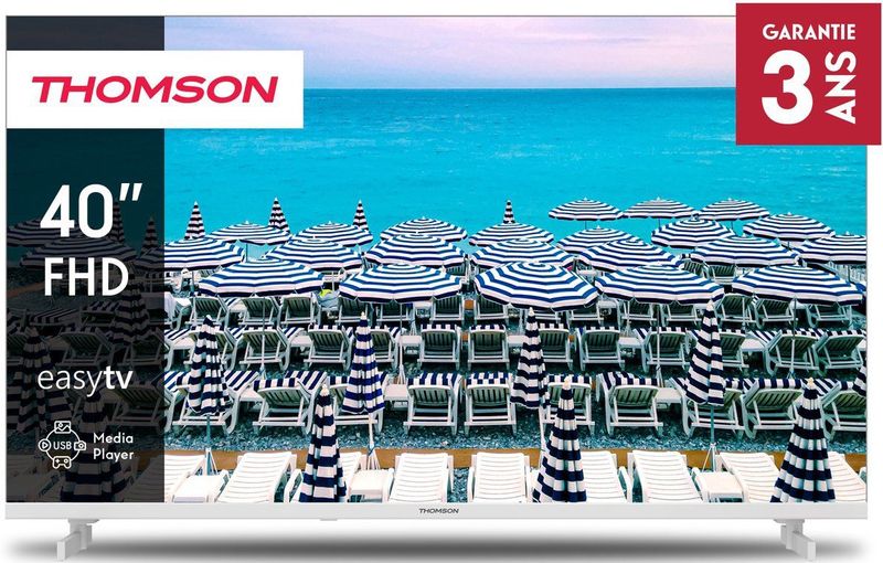 Thomson - 40FD2S13W - Full HD LED TV - Wit - Triple Tuner