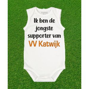 Rompertje jongste supporter van VV Katwijk