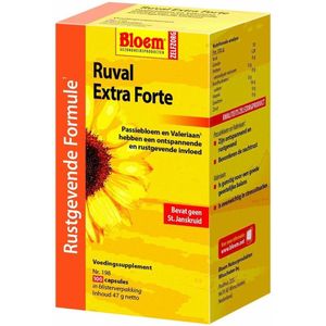 Bloem Ruval Extra Forte (zonder St. Janskruid) - 100 capsules - Voedingssupplement