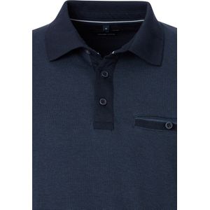 Casa Moda polo lange mouw donkerblauw