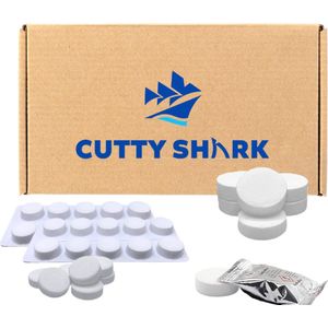 Cutty Shark onderhoudsset - 15 ontkalkingstabletten + 20 reinigingstabletten - koffiemachineontkalker - koffiemachinereiniger - koffiemachine - espressomachine - Delonghi - Philips - Jura - Siemens