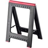 KADAX - Vervik - Klapbok - Zwart - 58 x 41,5 x 77 cm - Kunststof