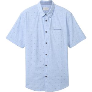 Tom Tailor Overhemd Overhemd Met Allover Print 1040138xx10 34714 Mannen Maat - 3XL