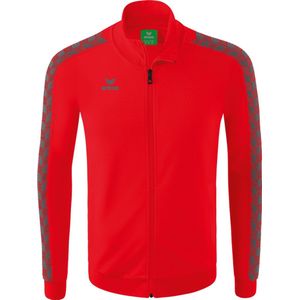 Erima Essential Team Tracktop Jack Kinderen - Rood / Slate Grey | Maat: 164