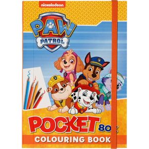 Pocket kleurboek met elastiek Paw Patrol - Geel
