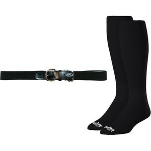Rawlings Honkbal Riem & Sok Combo M Zwart