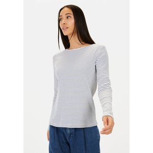 camel active - Langarmshirt - Indigo - Ronde Halslijn