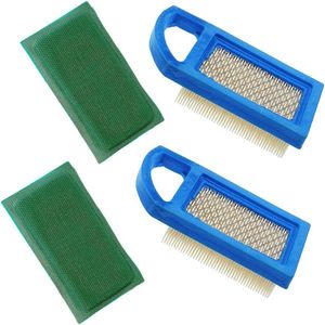 Luchtfilter met voorfilter compatibel met Briggs & Stratton 10-PS-motoren Vervang 697152 650821 697775 Pack van 2