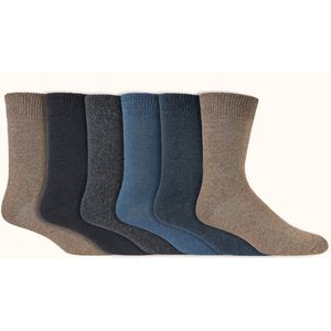 Wollen sokken | Pluche voering | Dames & Heren | Diverse maten | 6 paar