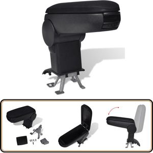 vidaXL Armsteun VW New Polo (2011) - Zwart - 1,75 kg Armsteun Vw Polo - Vw Polo Accessoires - Auto Accessoire - Auto Interieurs - Armsteun Auto