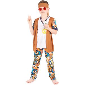 LUCIDA - Hippie outfit voor jongens - S 110/122 (4-6 jaar)