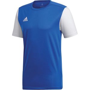 adidas Estro 19  Sportshirt - Maat 128  - Mannen - blauw/wit