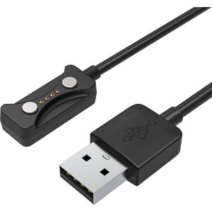 Compatibel met Polar Vantage V3 / Polar Pacer / Polar Pacer Pro / Polar Ignite 3 connected horloge. 1 kabellengte Zwart lengte 1 m