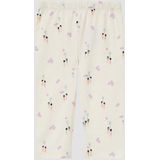 Legging - Verspielte Capri - Blauw - Jersey - Mid Rise Bund