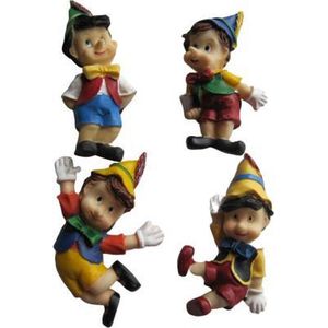 Disney Pinocchio magneet 4-pack - 4 verschillende magneten