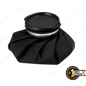 Herbruikbare Ijszak - Verkoelend Ijs Kompres - Eerste Hulp Bij Ongelukken - EHBO - Warm & Koud - Hot & Cold - Ice Bag - Zwart - Black -