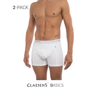 Claesen's® - Heren 2-pack Boxer - Wit - 95% Katoen - 5% Lycra