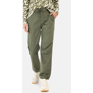 camel active Casual pants gemaakt van een katoenmix - Maat womenswear-26/30 - Donker Groen