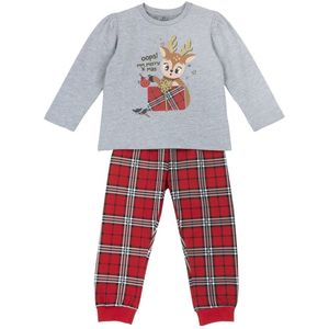 Chicco - Nachtkledij - Karamel - 2-delig - Kerstdesign - Lang/maxi