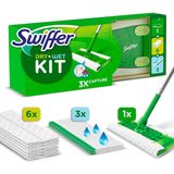 Swiffer - Vloerreiniger Starterskit - 1 Dweil - 6 Droge en 3 Vochtige Vloerdoekjes Navullingen