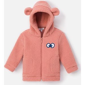 Woody jas baby unisex - oudroze - 232-10-JKH-M/443 - maat 68