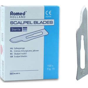 Romed scalpelmesjes nr. 15 steriel Romed