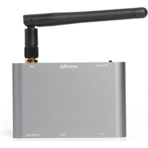 DrPhone WDR7 - Draadloze HDMI/VGA Dongle Display Streamer – voor Miracast/DLNA/Airplay 5G - WIFI Display Antenne Ontvanger- Dongle - Voor Android/iOS/ MAC /Windows & Auto
