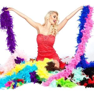 Mrs. Jones Veren boa lengte ca. 180 cm voor Charleston jaren 20 flapper carnaval themafeest .