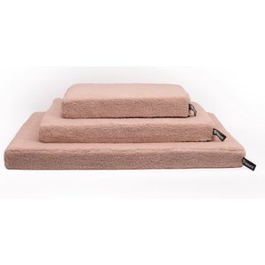 Ortopedisch hondenkussen - Teddy mand rosé - Hondenkussen - Teddy bed - Hondenbed - Ortopedische hondenmand - Honden bank - Hondenmanden - Honden bed - Ortopedische kussens - Hondenmand ortopedisch - Wasbaar teddy dekbedovertrek - Maat M