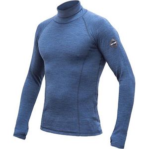 Sensor - Baselayer - Thermoshirt - Merino - Bold - Lange Mouw - Rolkraag - Heren - Cool Blue - Medium
