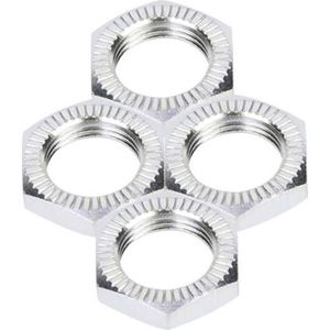 4 Delige set M12 wielmoeren van aluminiumlegering - 17 mm moersleutel voor RC auto-accessoires