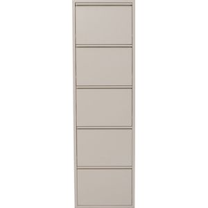 Schoenenkast Caruso creme 5 laden Kare Design