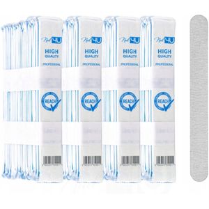 Nail4U Basic Nagelvijl Recht 100/180 - Set van 100 stuks