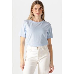 CC Heart Regular Shirt Tops & T-shirts Dames - Shirt - Lichtblauw - Maat S