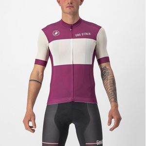 Castelli Giro d Italia Fietsshirt korte mouwen Heren Paars - Giro FUORI JERSEY CICLAMINO - 3XL